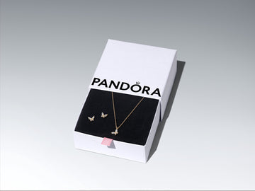 Pandora Golden Butterfly Jewelry Gift Set – Elegant Gift Jewelry Set