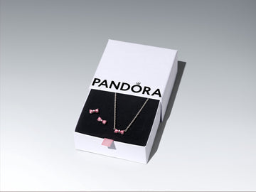 Pandora Sparkling Pink Bow Jewelry Gift Set – Elegant Gift Jewelry Set