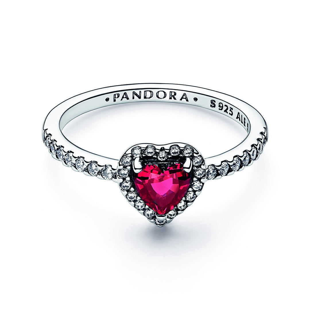 Elevated Red Heart Ring – Elegant Gift Jewelry Set