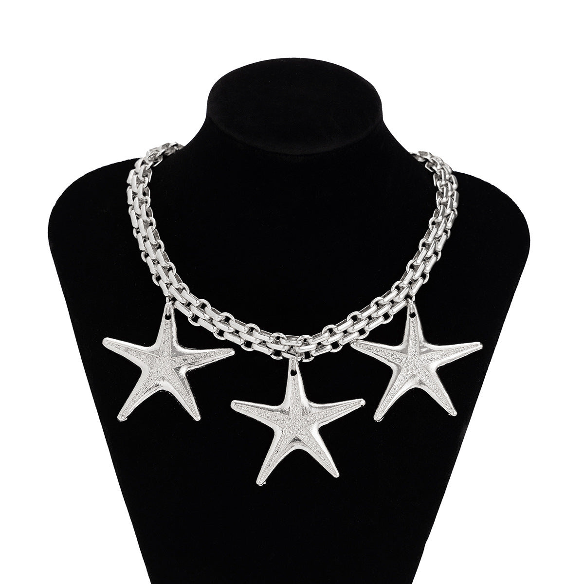 Metal Light Luxury High-grade Sense Necklace And Earrings Suite