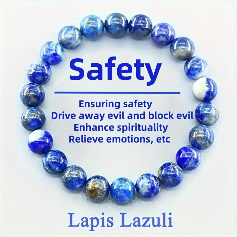 Natural Lapis Lazuli Simple Personalized Bracelet