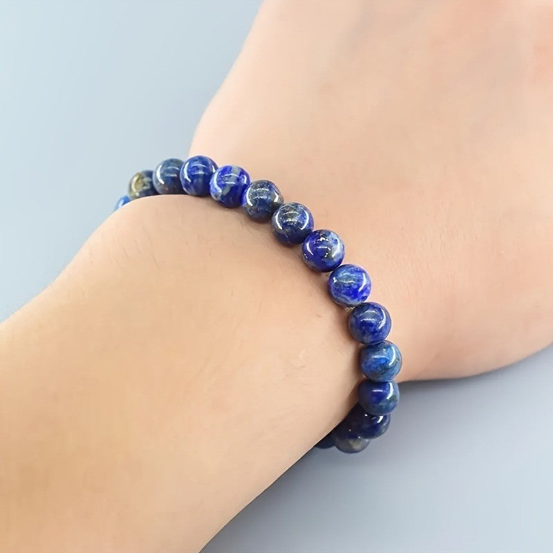 Natural Lapis Lazuli Simple Personalized Bracelet