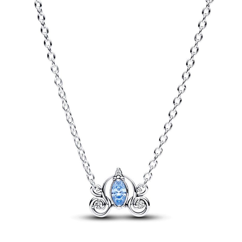 Disney Cinderella's Carriage Collier Necklace – Elegant Gift Jewelry Set