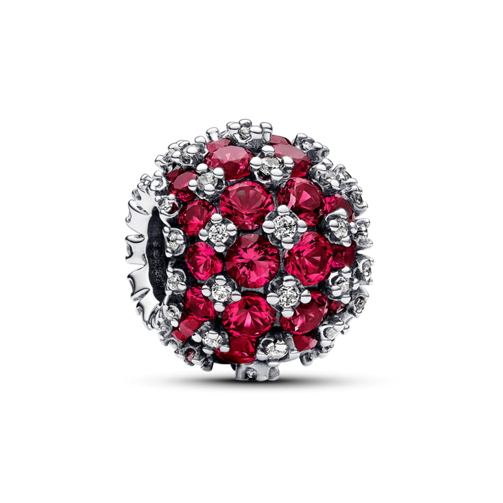 Sparkling Pavé Round Pink Charm – Elegant Gift Jewelry Set