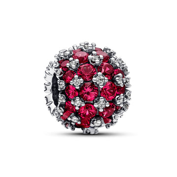 Sparkling Pavé Round Pink Charm – Elegant Gift Jewelry Set