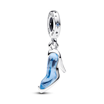 Disney Cinderella's Glass Slipper Dangle Charm – Elegant Gift Jewelry Set