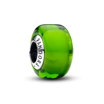 Green Mini Murano Glass Charm – Elegant Gift Jewelry Set