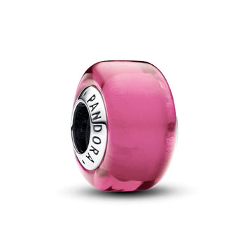 Pink Mini Murano Glass Charm – Elegant Gift Jewelry Set