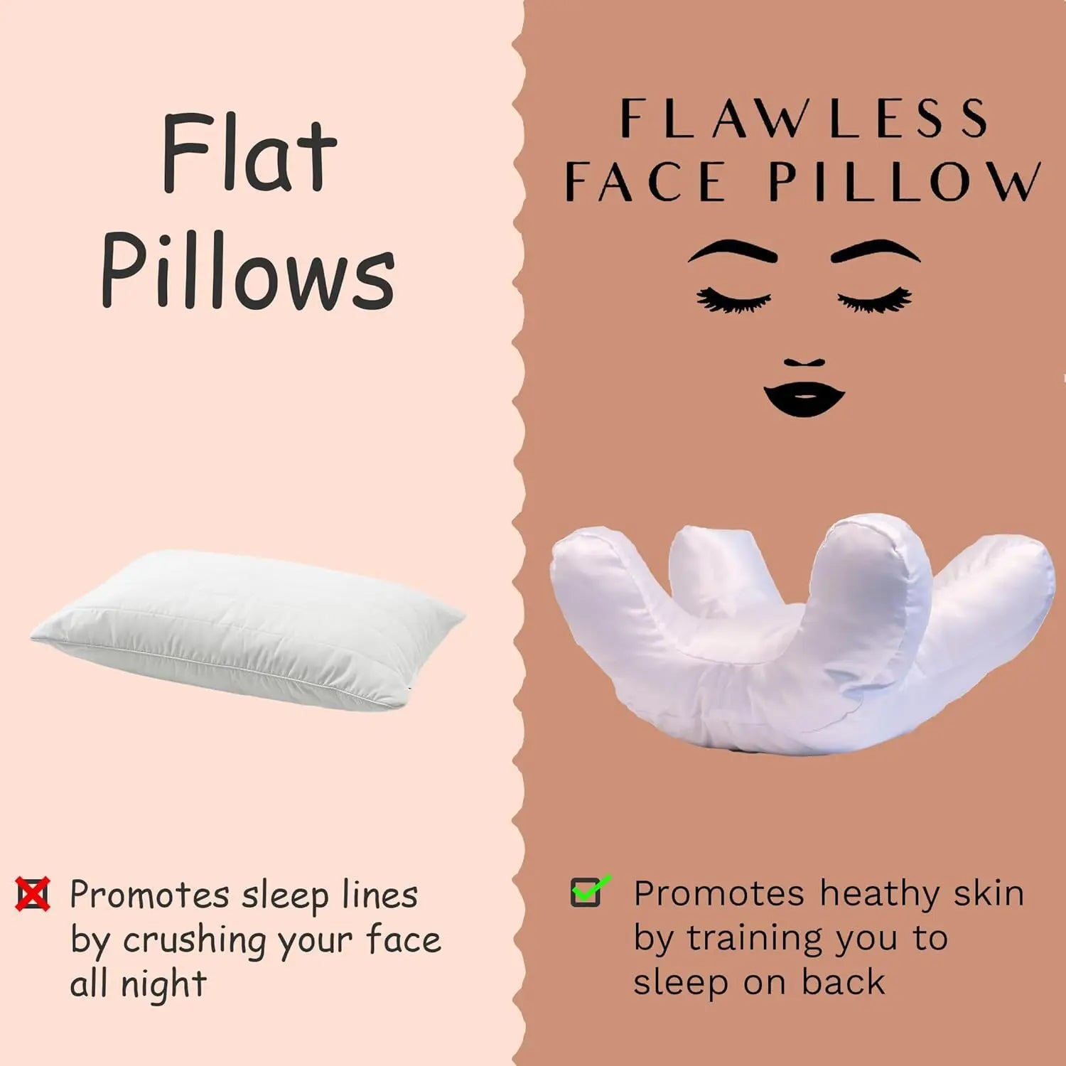 Glamorous Fati™ Pillow: Wake Up Younger, Sleep Wrinkle-Free!