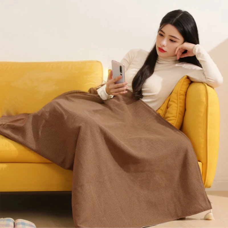 Cozy Comfort: Portable USB Heated Blanket Shawl for On-the-Go Warmth