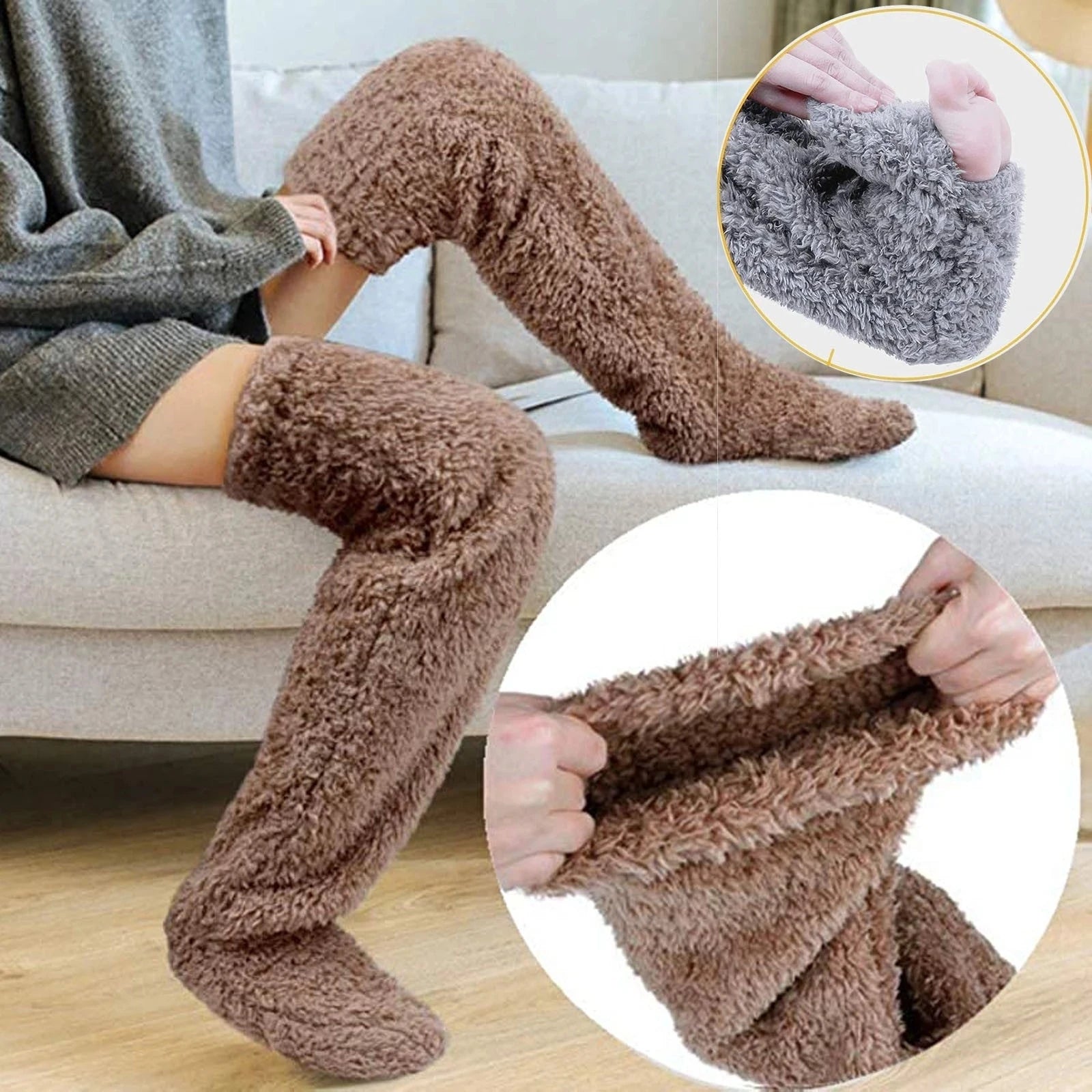 Glamorous Fati™ – Over-Knee Fuzzy Warmth You’ll Love 🧦❄️