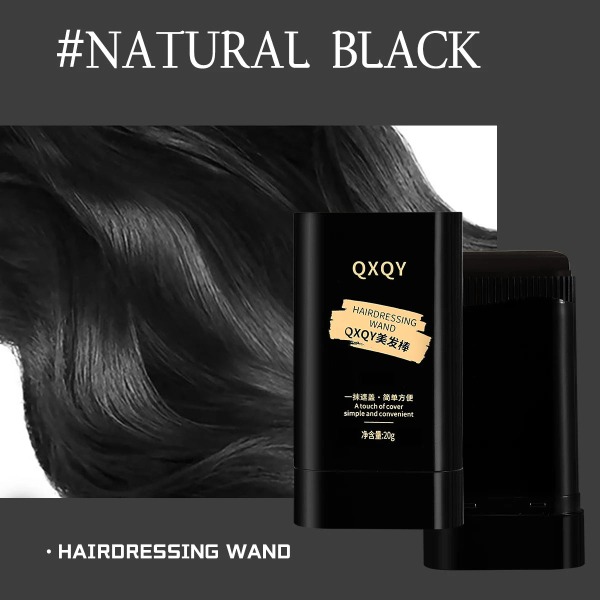 Glamorous Fati™ Glide & Cover Comb – Touch-Up Gray Hair in Seconds!