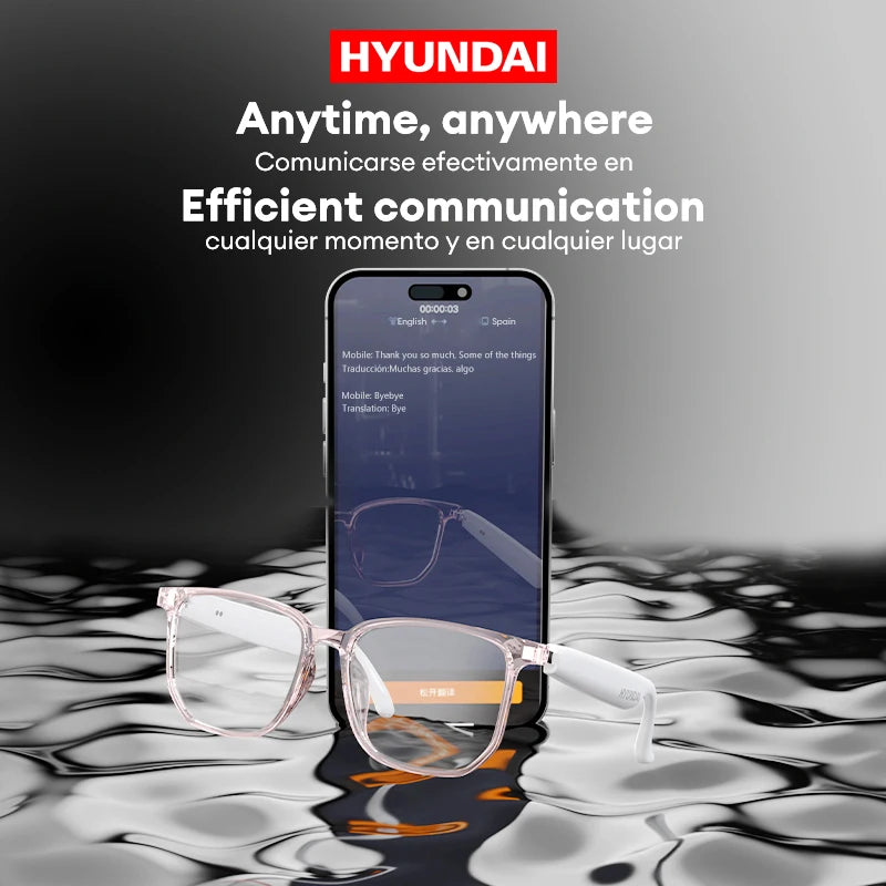 Glamorous Fati™ Hands-Free Translator Glasses – Wireless & Bluetooth-Enabled!