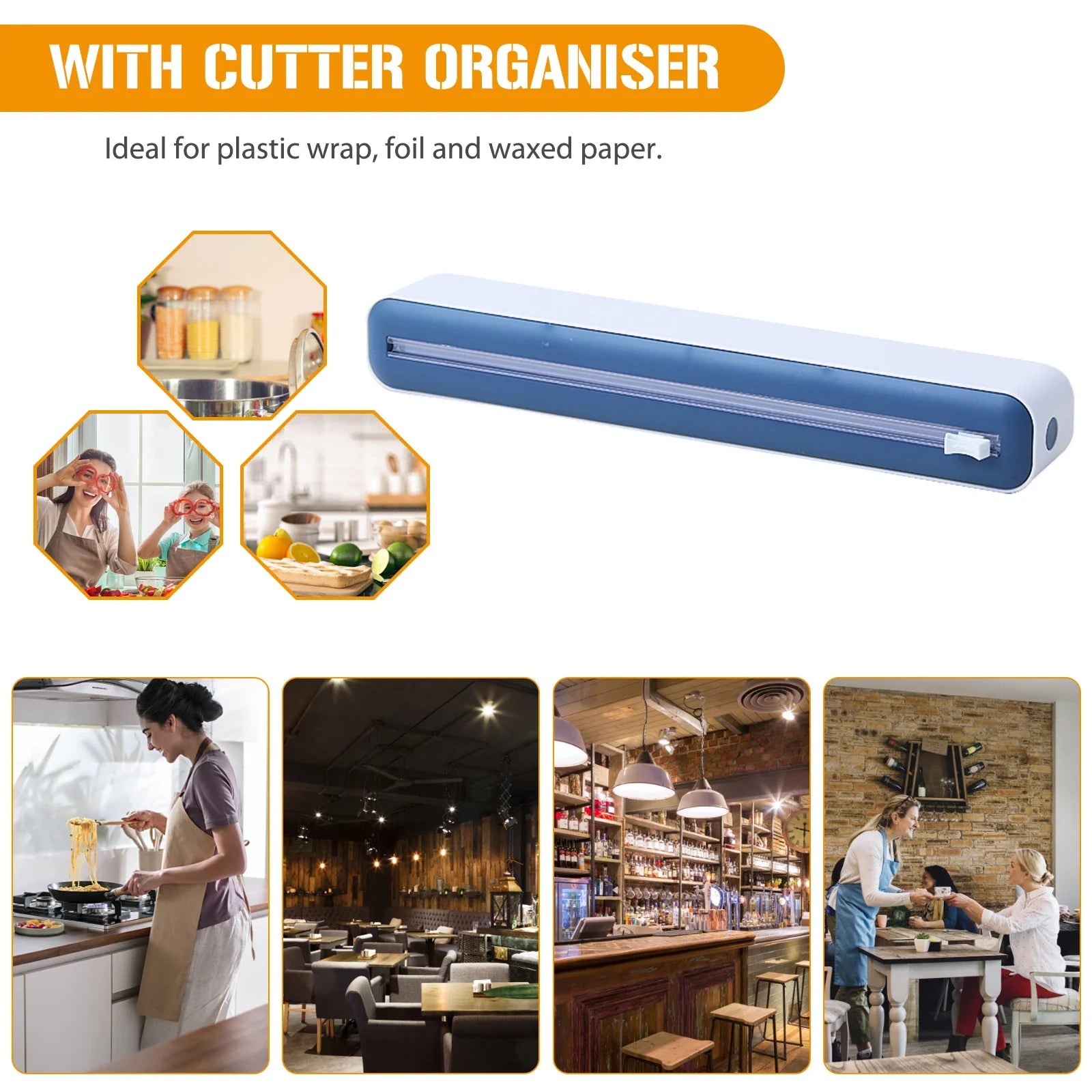 Kitchen Disposable Cling Film Cutter