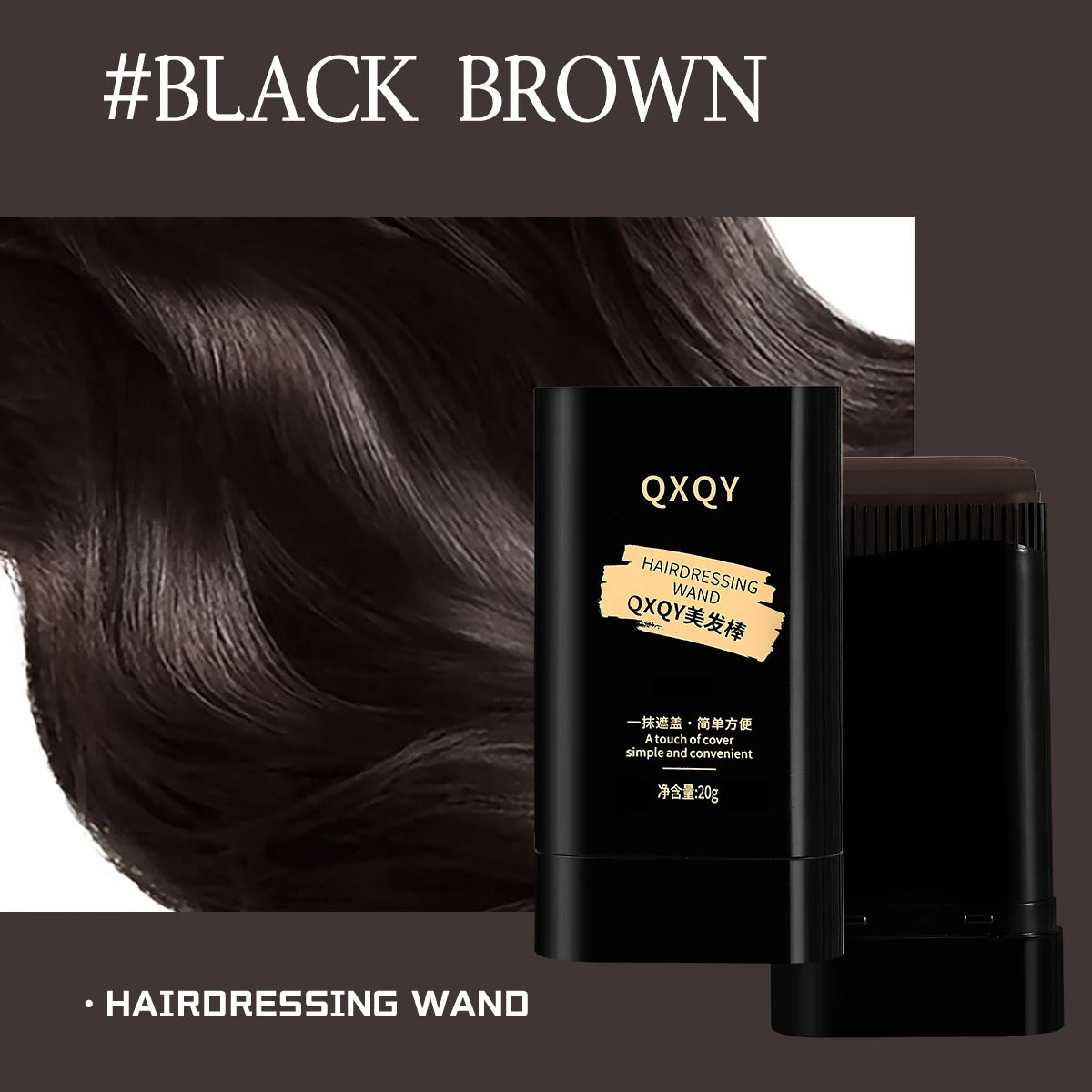 Glamorous Fati™ Glide & Cover Comb – Touch-Up Gray Hair in Seconds!