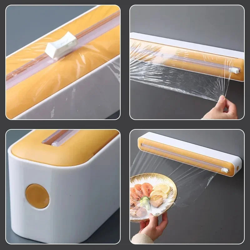 Kitchen Disposable Cling Film Cutter
