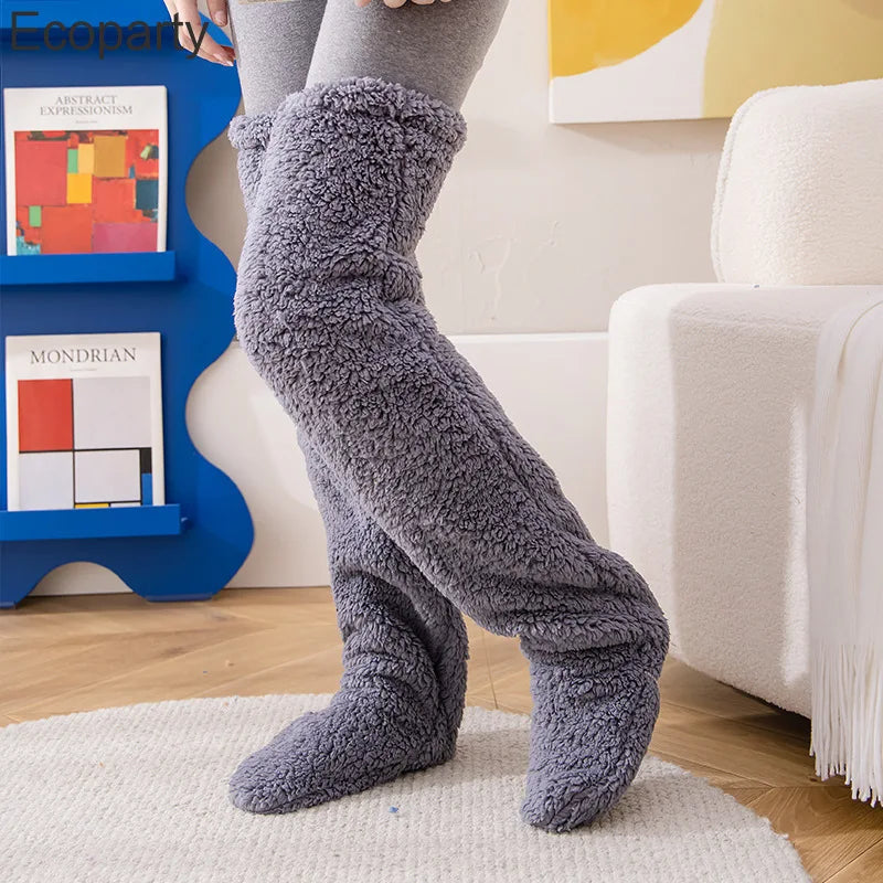 Glamorous Fati™ – Over-Knee Fuzzy Warmth You’ll Love 🧦❄️