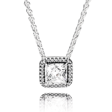 Pandora Timeless Elegance Clear CZ Necklace – Elegant Gift Jewelry Set