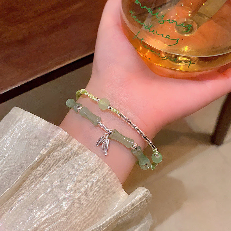 Versatile Beaded Women's Pearl Bracelet Ornament