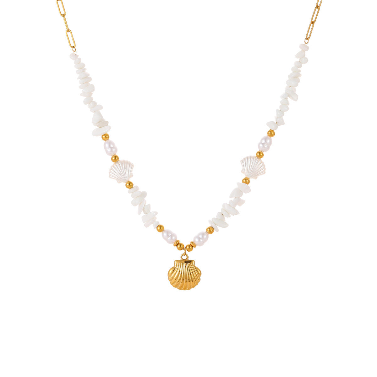 European And American Beach Ocean Style Shell Necklace Bracelet