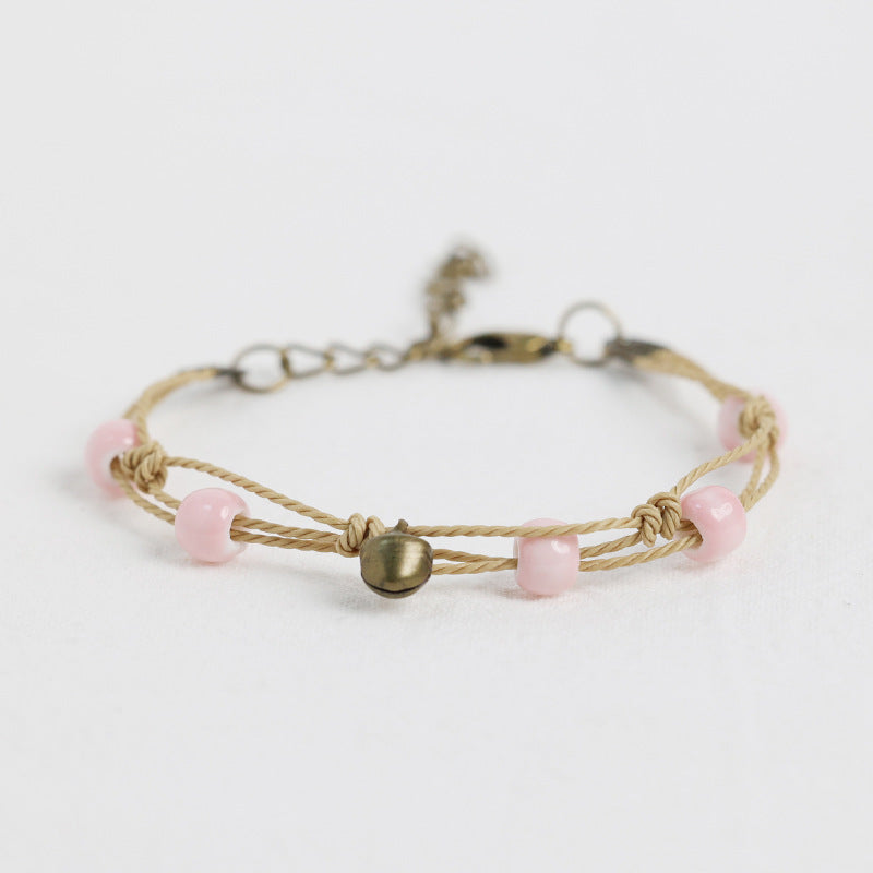 Simple All-match Ceramic Woven Bracelet