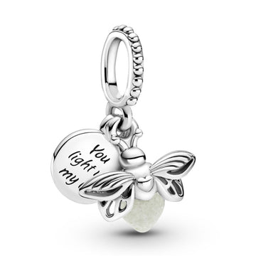 Pandora Glow-in-the-dark Firefly (Lightning Bug) Dangle Charm – Elegant Gift Jewelry Set
