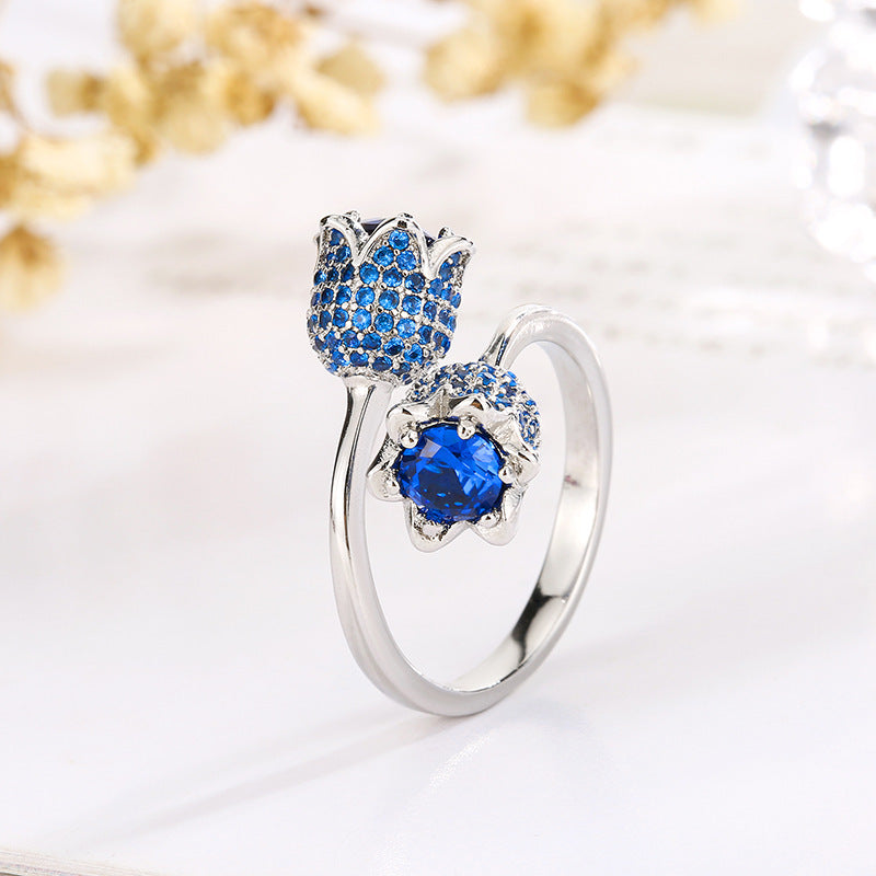 Full Diamond Fashion All-match Jewelry Suit