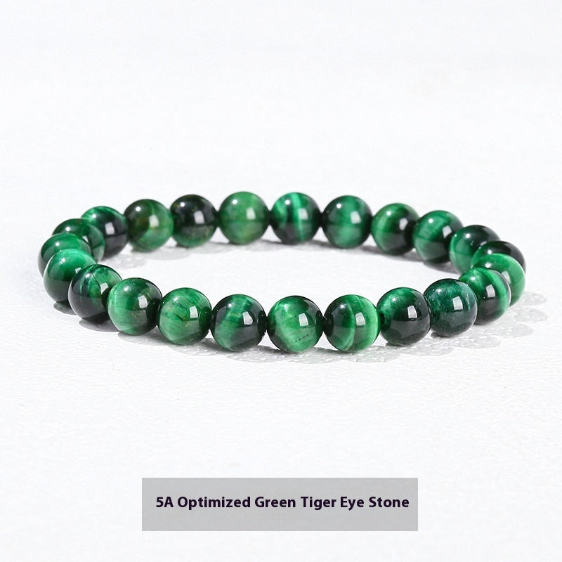 Natural Crystal Simple Single Circle Citrine Bracelet