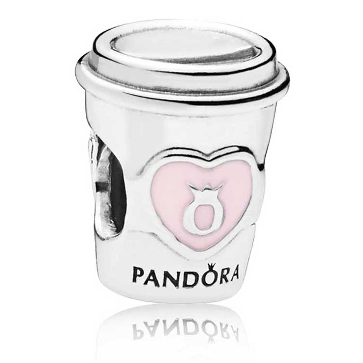 Pandora Take a Break Coffee Cup Charm – Elegant Gift Jewelry Set