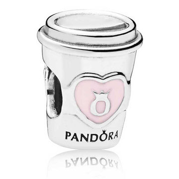 Pandora Take a Break Coffee Cup Charm – Elegant Gift Jewelry Set