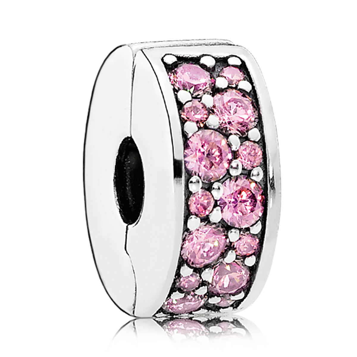 Pandora Shining Elegance Pink CZ Clip – Elegant Gift Jewelry Set