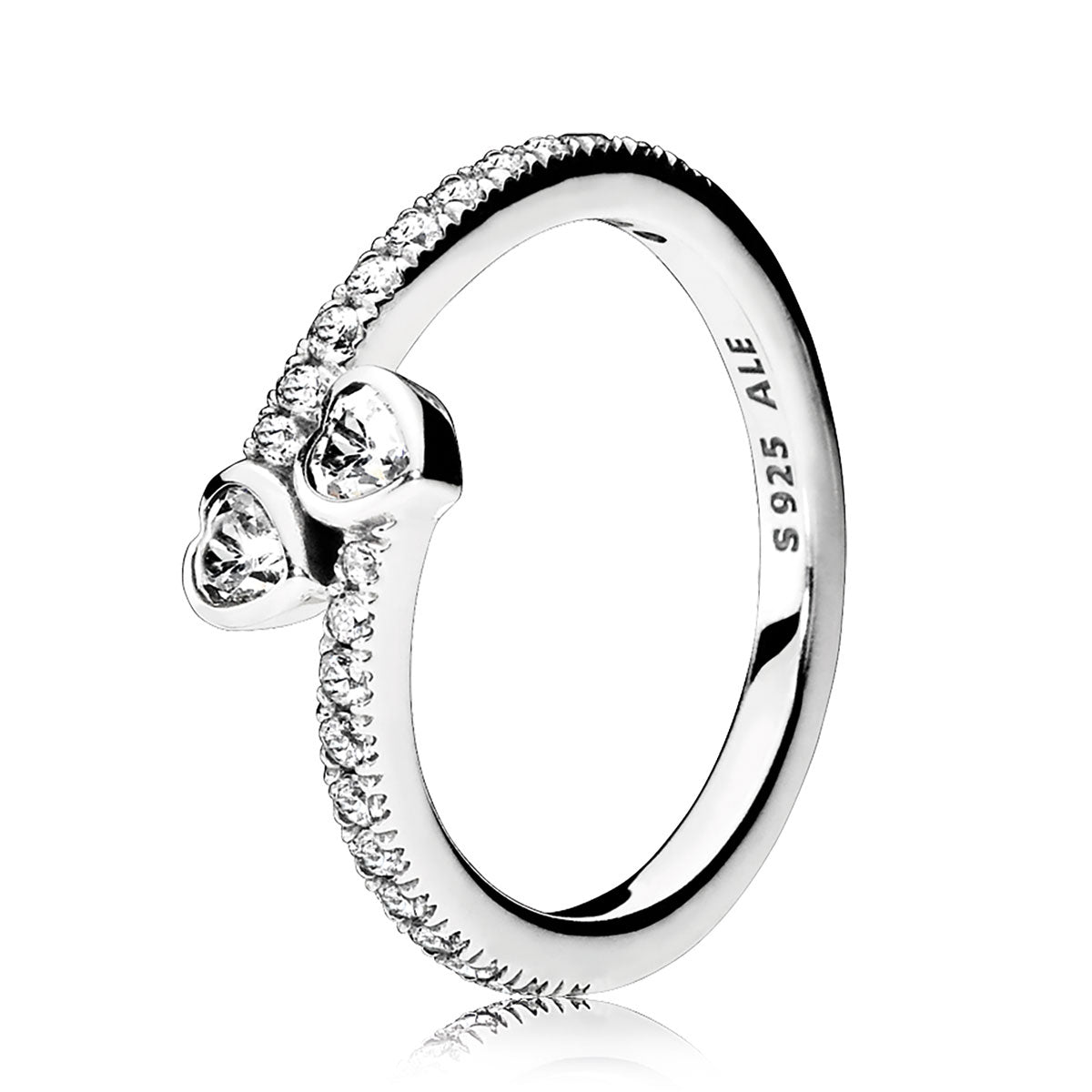 Pandora Forever Hearts, Clear CZ Ring – Elegant Gift Jewelry Set