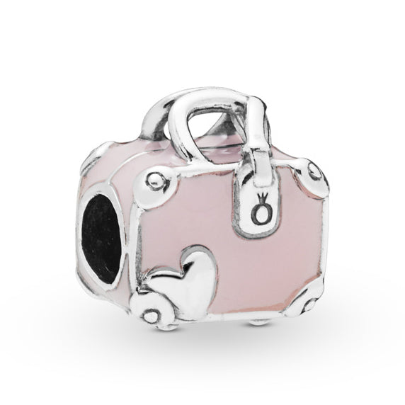 Pandora Pink Travel Bag Charm – Elegant Gift Jewelry Set