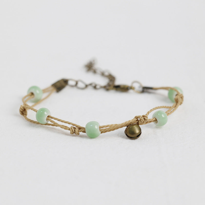 Simple All-match Ceramic Woven Bracelet