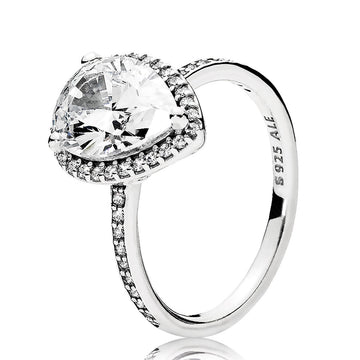 Pandora Sparkling Teardrop Ring – Elegant Gift Jewelry Set