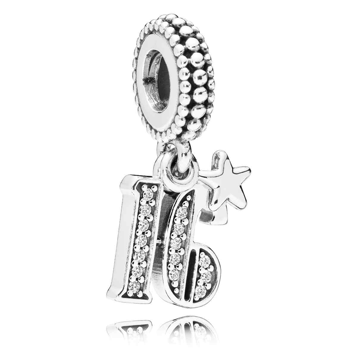 Pandora 16 Years of Love Dangle Charm – Elegant Gift Jewelry Set