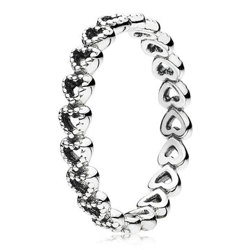 Pandora Band of Hearts Ring – Elegant Gift Jewelry Set