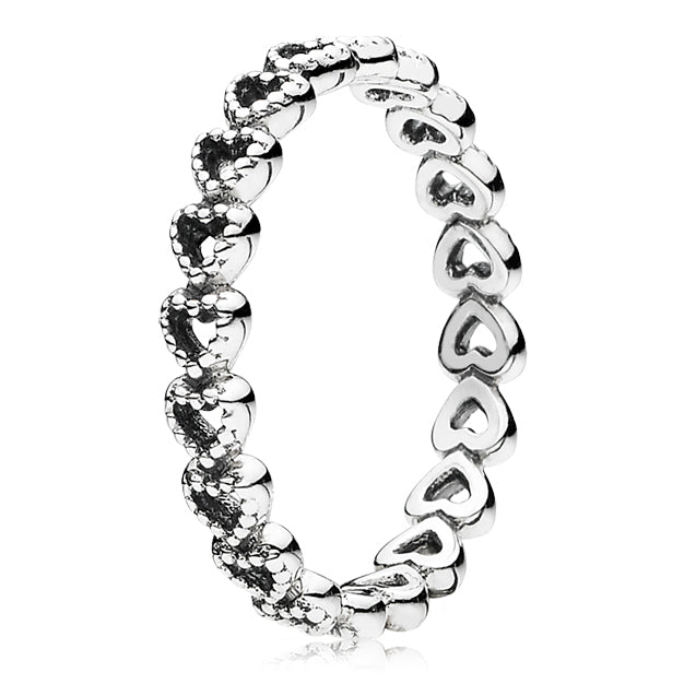 Pandora Band of Hearts Ring – Elegant Gift Jewelry Set