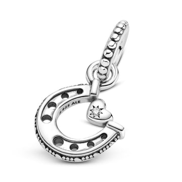 Pandora Good Luck Horseshoe Pendant Charm – Elegant Gift Jewelry Set